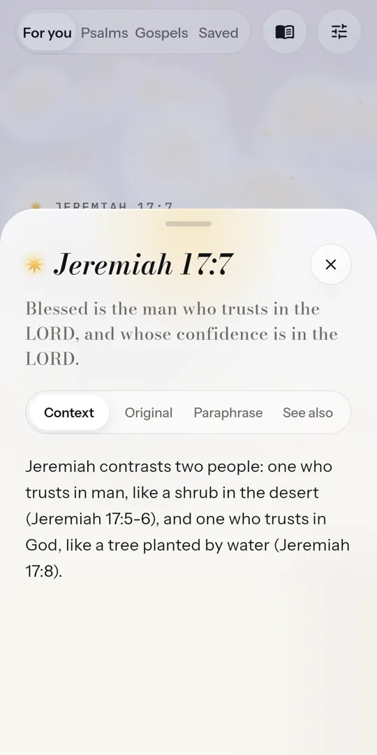 A verse study